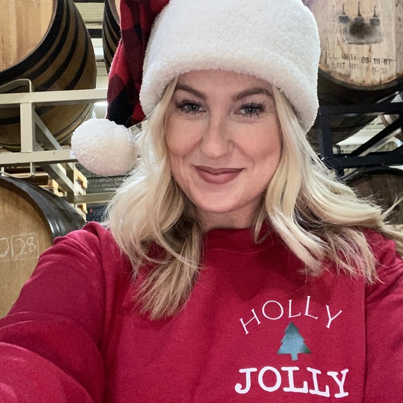 Holly Jolly Christmas Sweatshirt - Picture 5 of 5